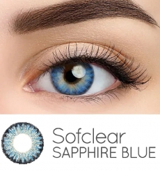 Sofclear Sapphire Blue Contact Lenses
